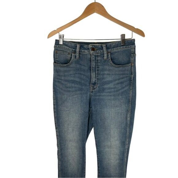 Madewell Womens Curvy Roadtripper Size 29 Medium Wash Skinny Stretch Denim Blue - Picture 2 of 15